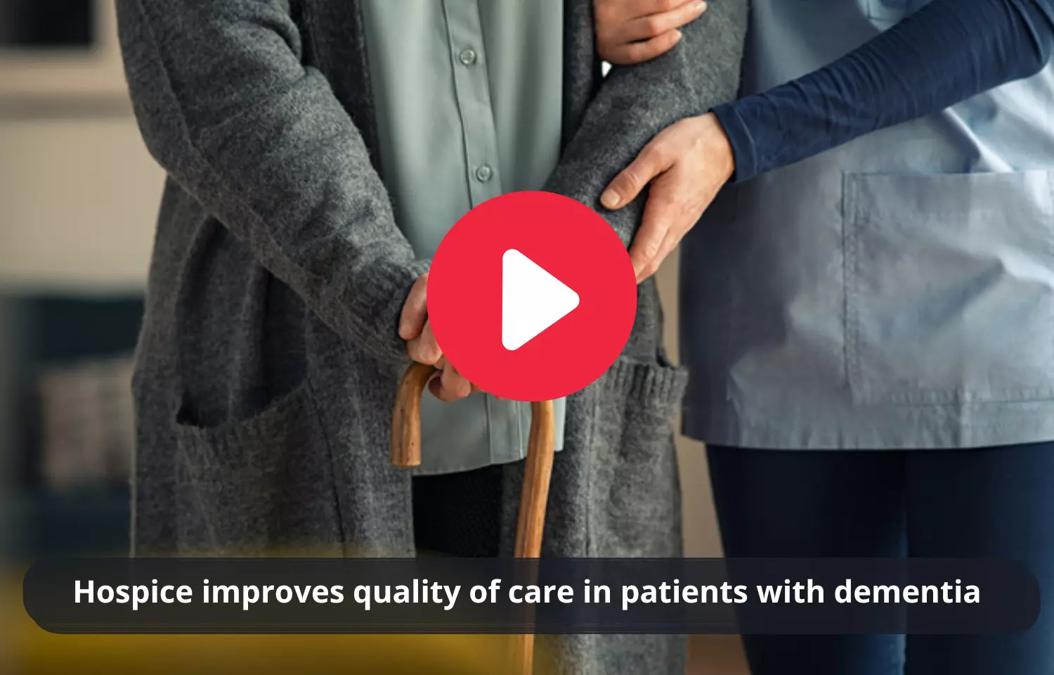 Hospice improves quality of care in patients with dementia