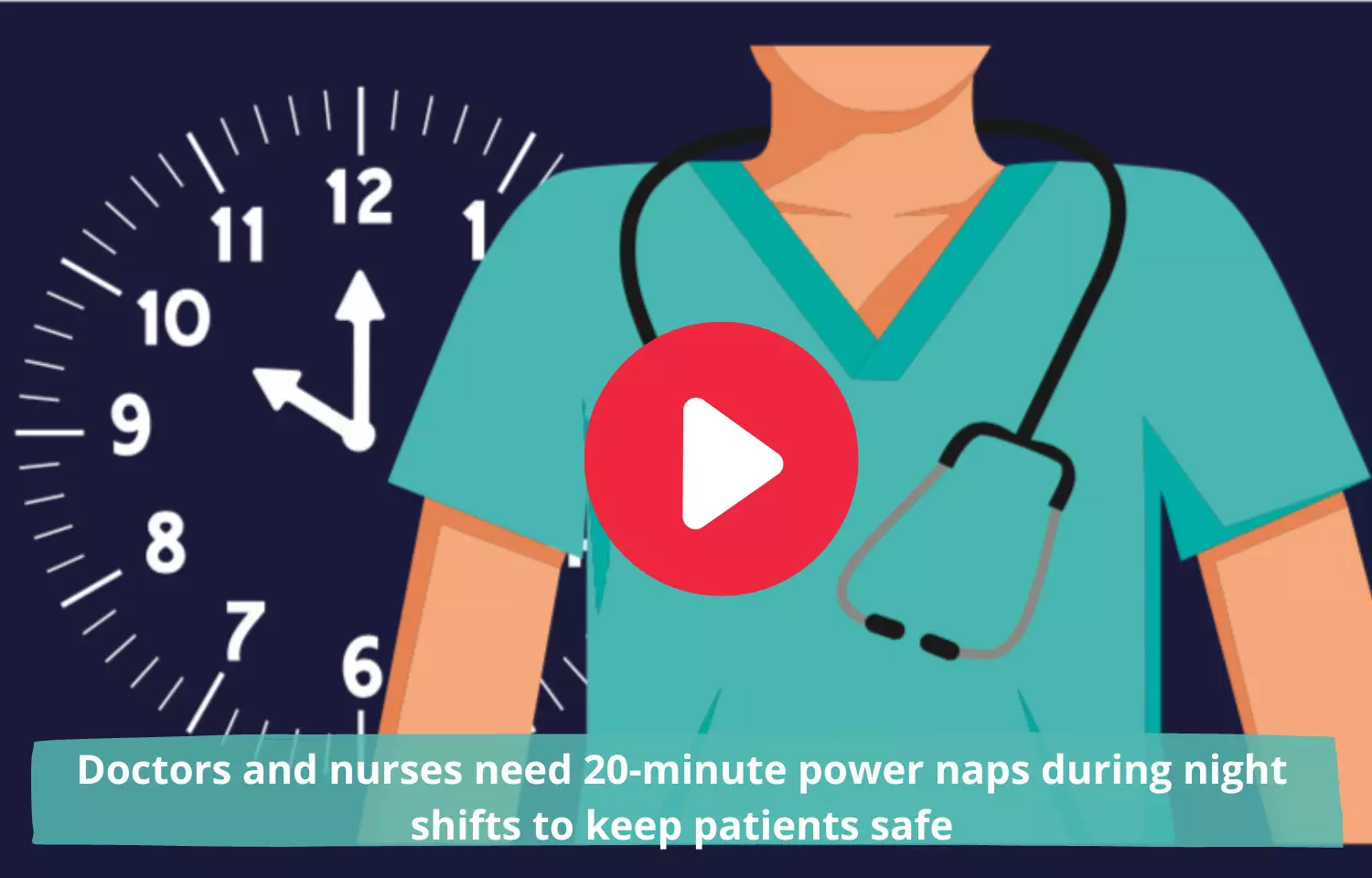 Doctors and nurses need 20-minute power naps during night shifts to keep patients safe
