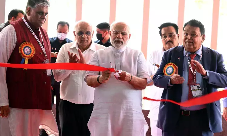 PM Modi inaugurates A.M. Naik Healthcare Complex, Nirali Multi Speciality Hospital in Navsari