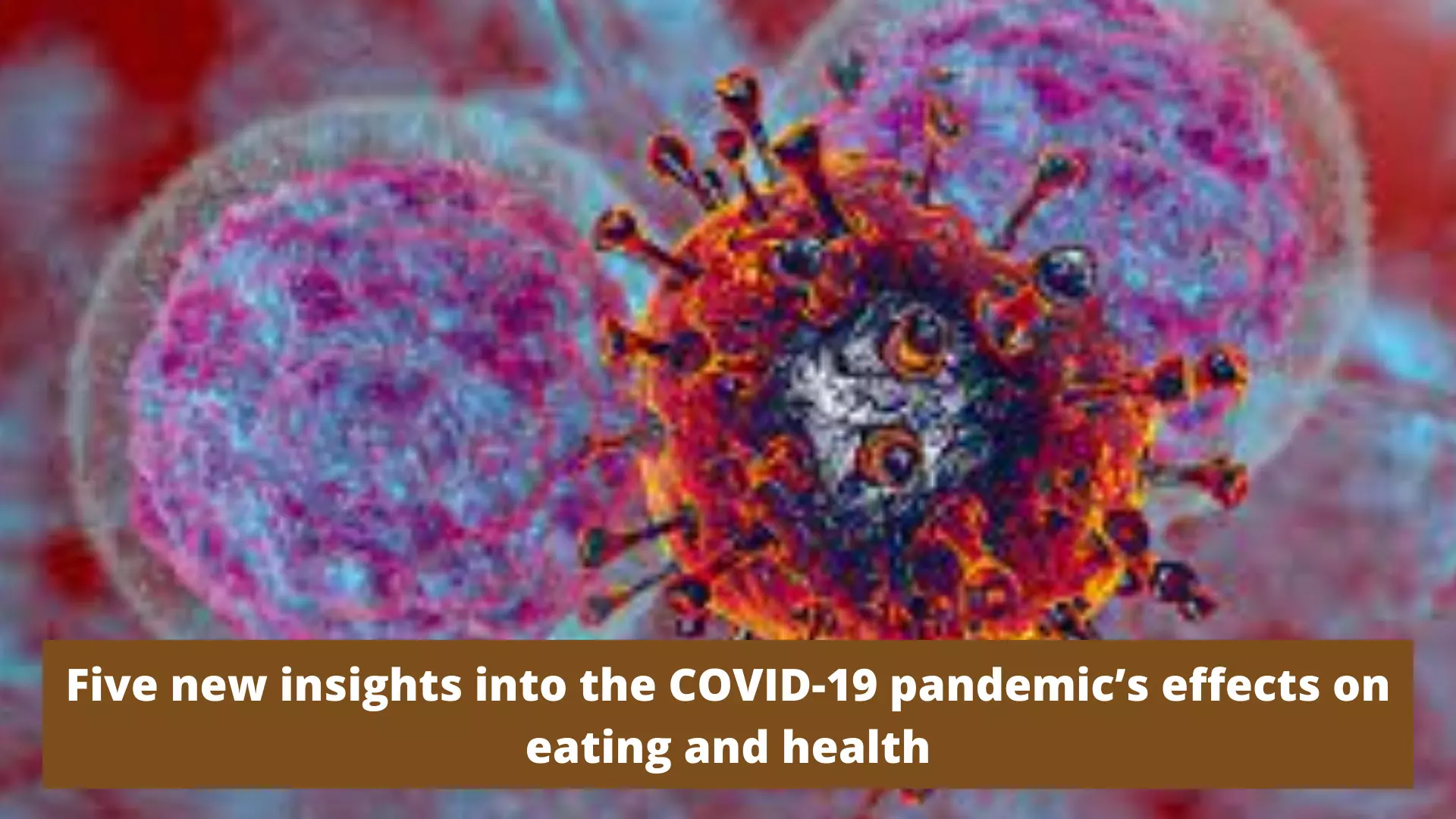 Five new insights into the COVID-19 pandemics effects on eating and health