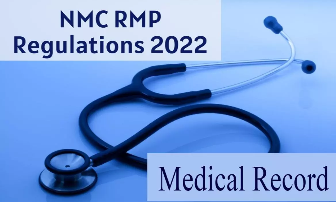Doctors need to maintain patient record for 3 years: NMC Draft