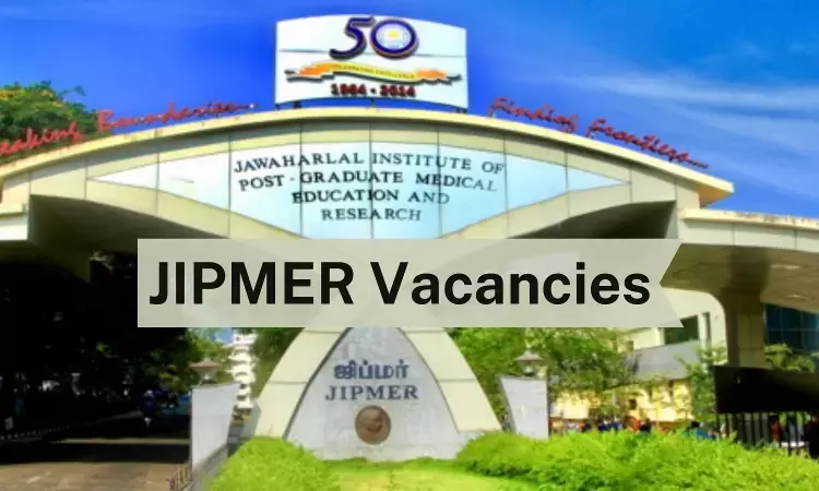 JIPMER Puducherry Announces Vacancies For Senior Resident Post In Various Departments, Details Here