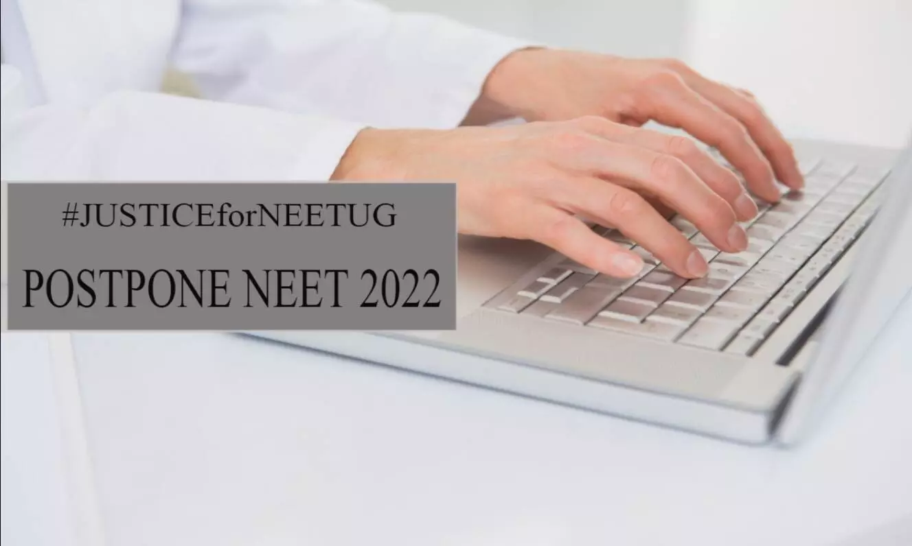 Demand for Postponing NEET 2022 escalates: #JUSTICEforNEETUG trends on Twitter