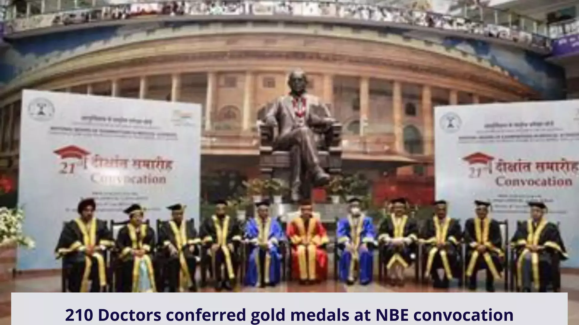 210 doctors awarded gold medals at NBE convocation