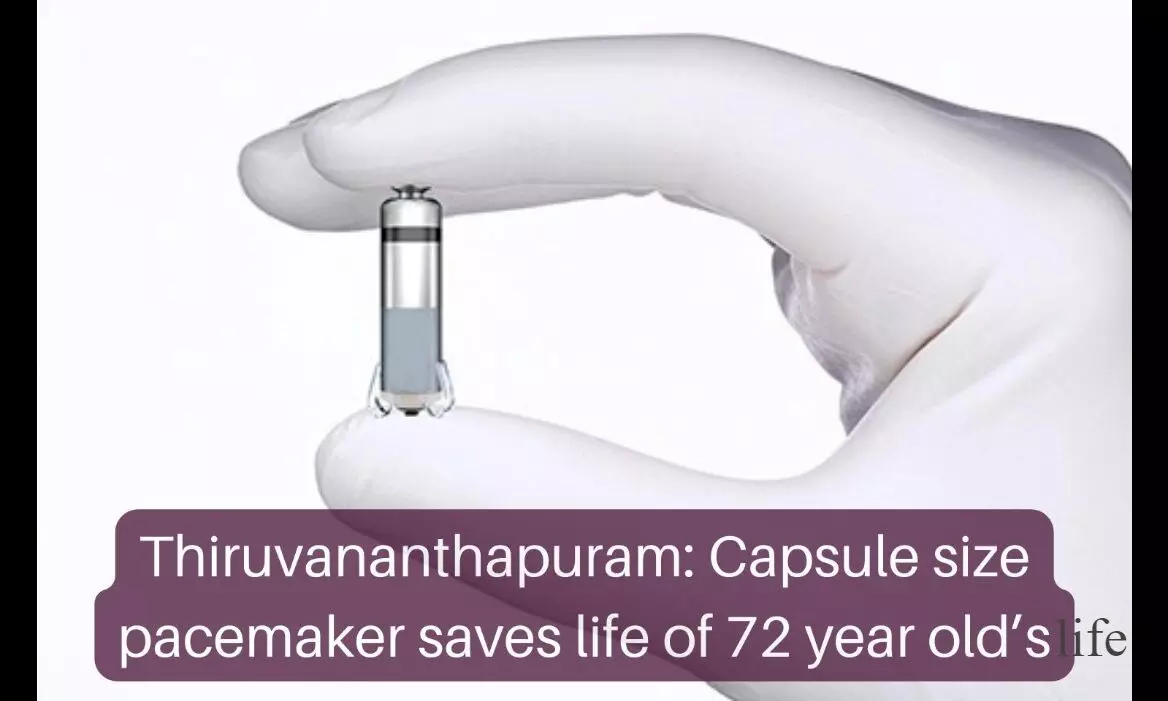 Capsule size pacemaker saves life of 72 year olds life