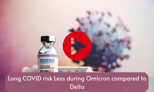 Long COVID risk Less during Omicron compared to Delta