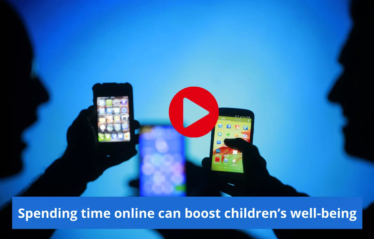 Spending time online to help boosting childrens well-being