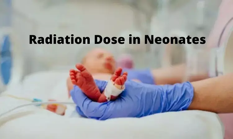 High KV technique helps reduce radiation dose in neonates undergoing chest radiography