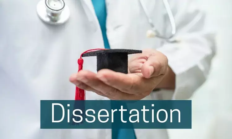 WBUHS notifies on Submission Of Dissertation For MDS Course 2020-2023