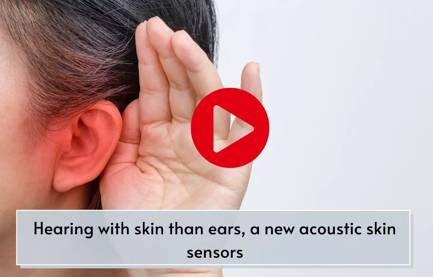 Hearing with skin than ears, a new acoustic skin sensors