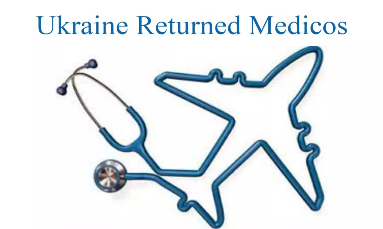 Ukraine Returned MBBS Medicos continue to protest seeking inclusion in Indian Medical Colleges