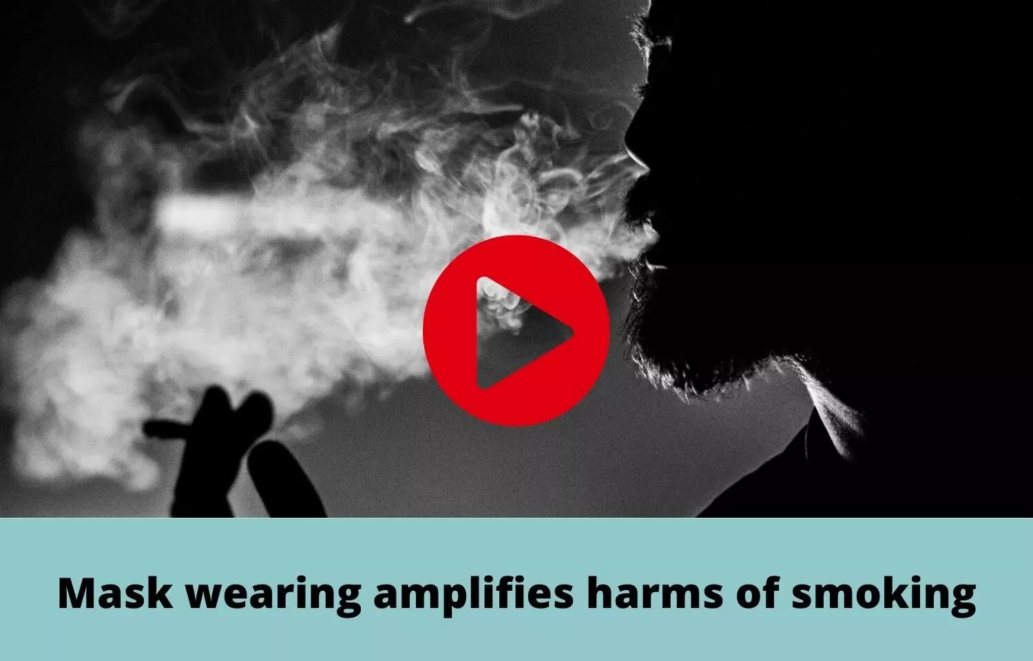 Prolonged surgical mask wearing amplifies harms of smoking, study claims