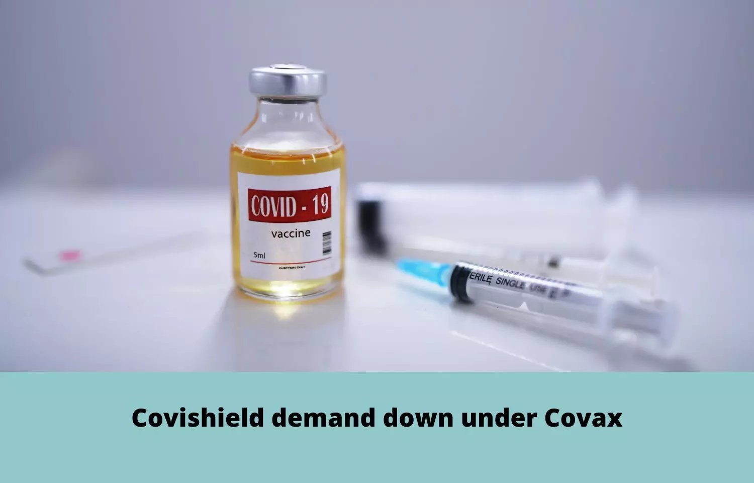 Covishield demand down under Covax