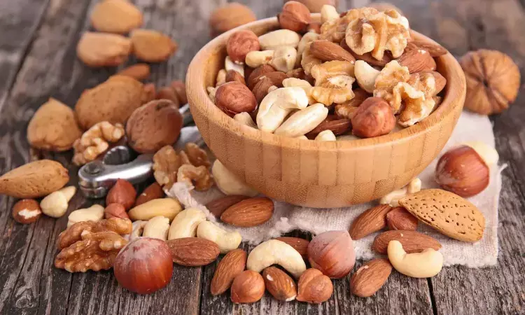 Frequent consumption of nuts lowers risk of chronic kidney disease and death: Study
