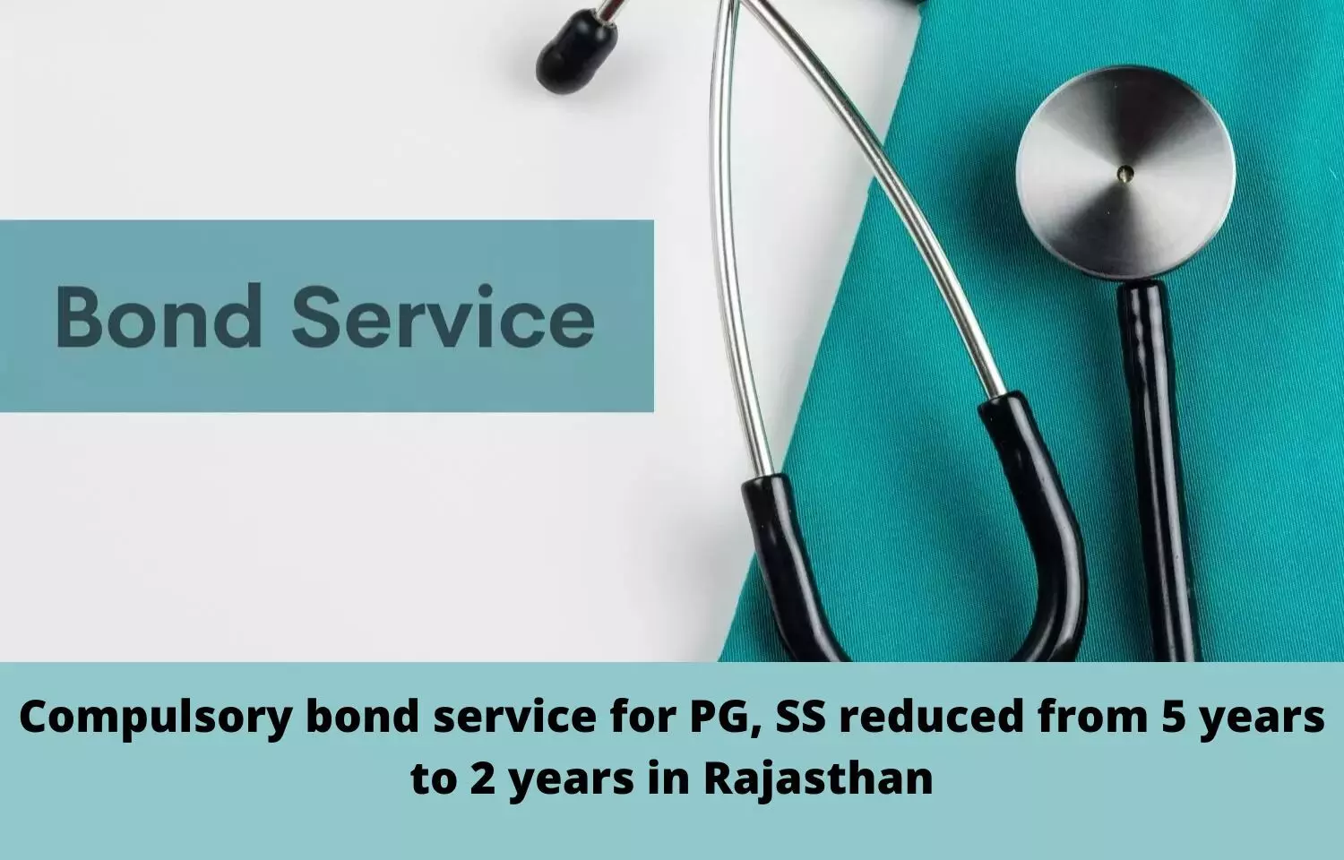 Rajasthan Govt reduces compulsory bond service period for PG, SS from 5 years to 2 years