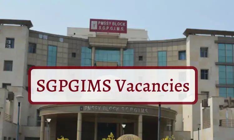 SGPGIMS Vacancies: Walk In Interview For Junior Resident Post, Check All Details Here