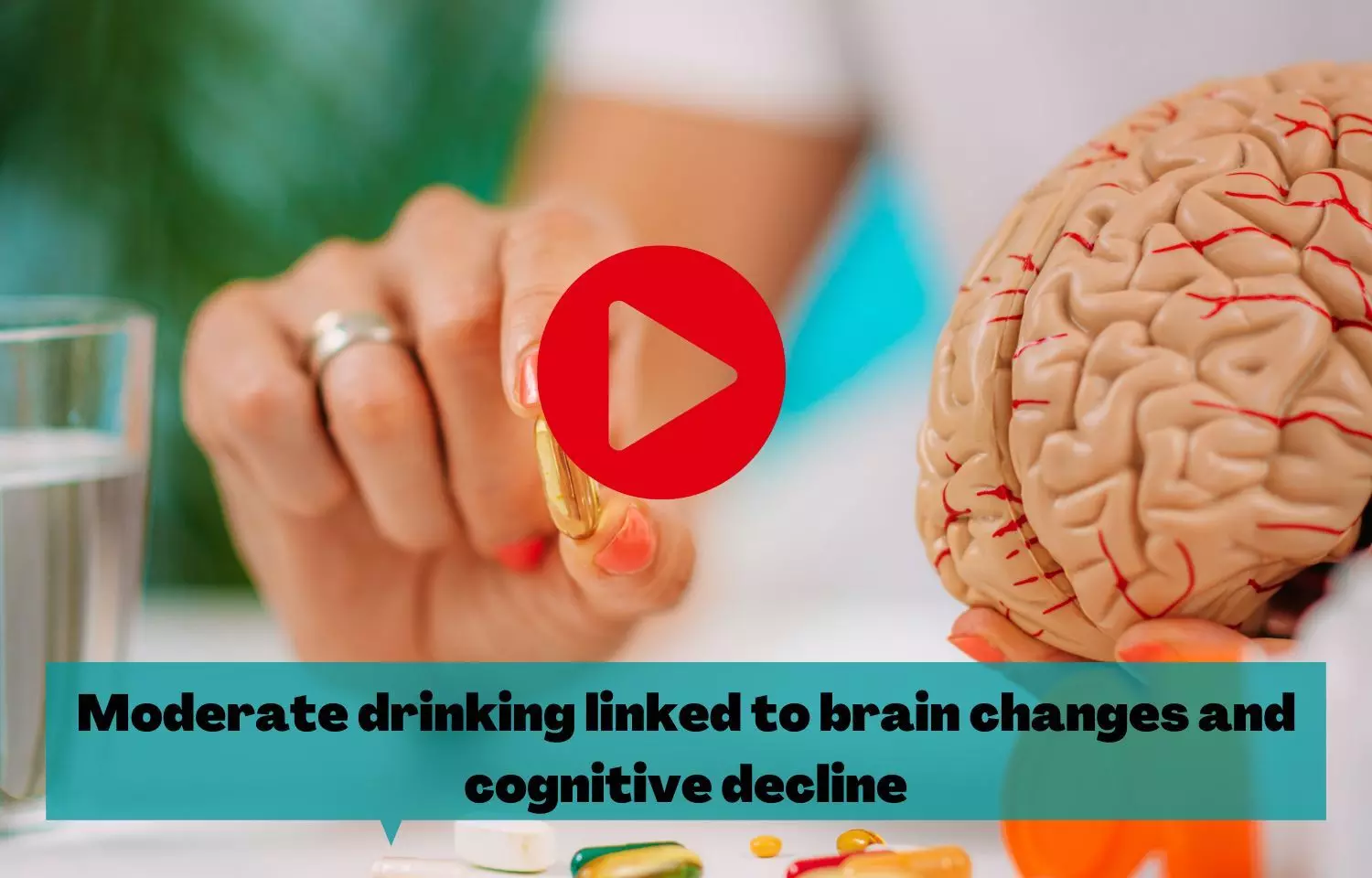 Moderate drinking linked to brain changes and cognitive decline