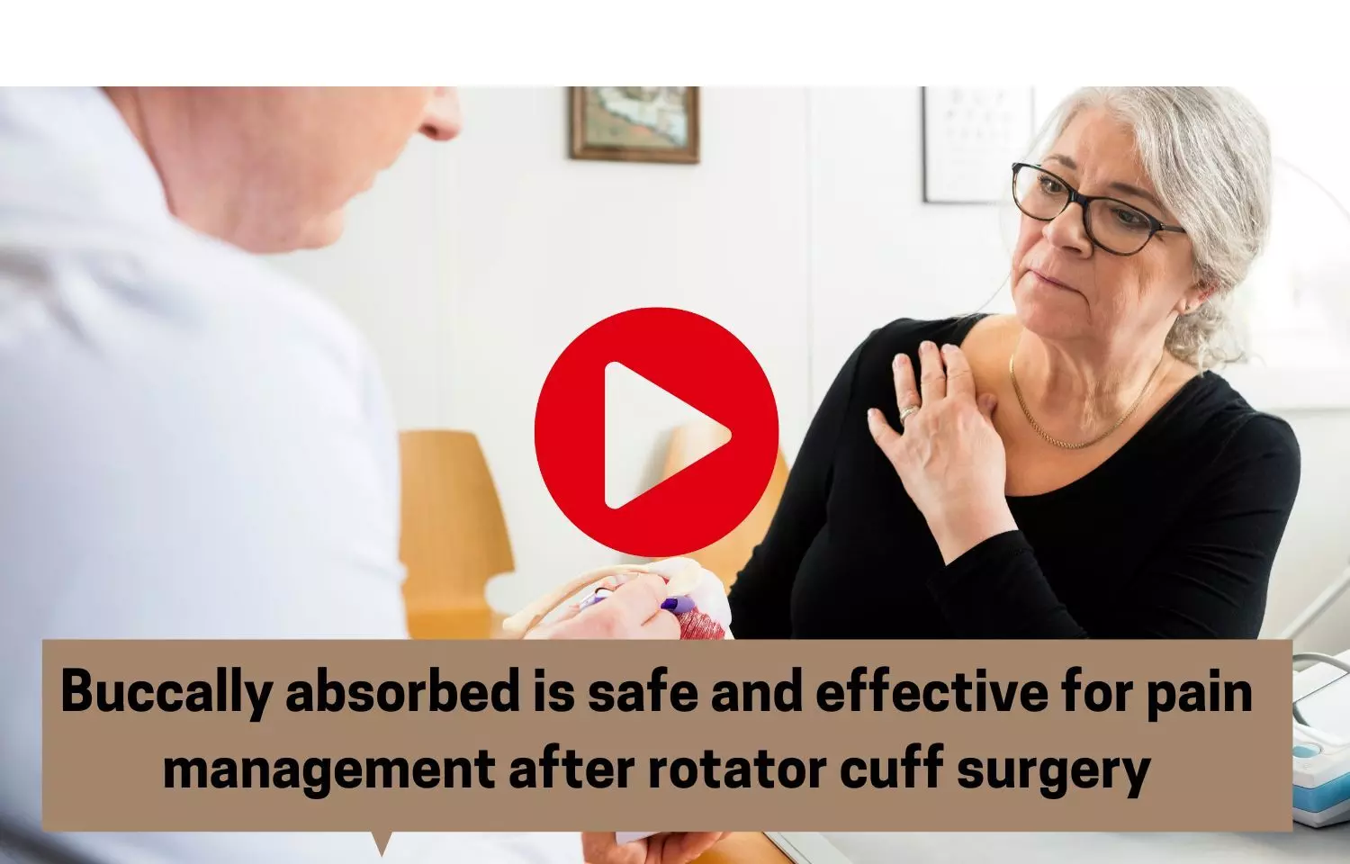 Buccally absorbed is safe and effective for pain management after rotator cuff surgery