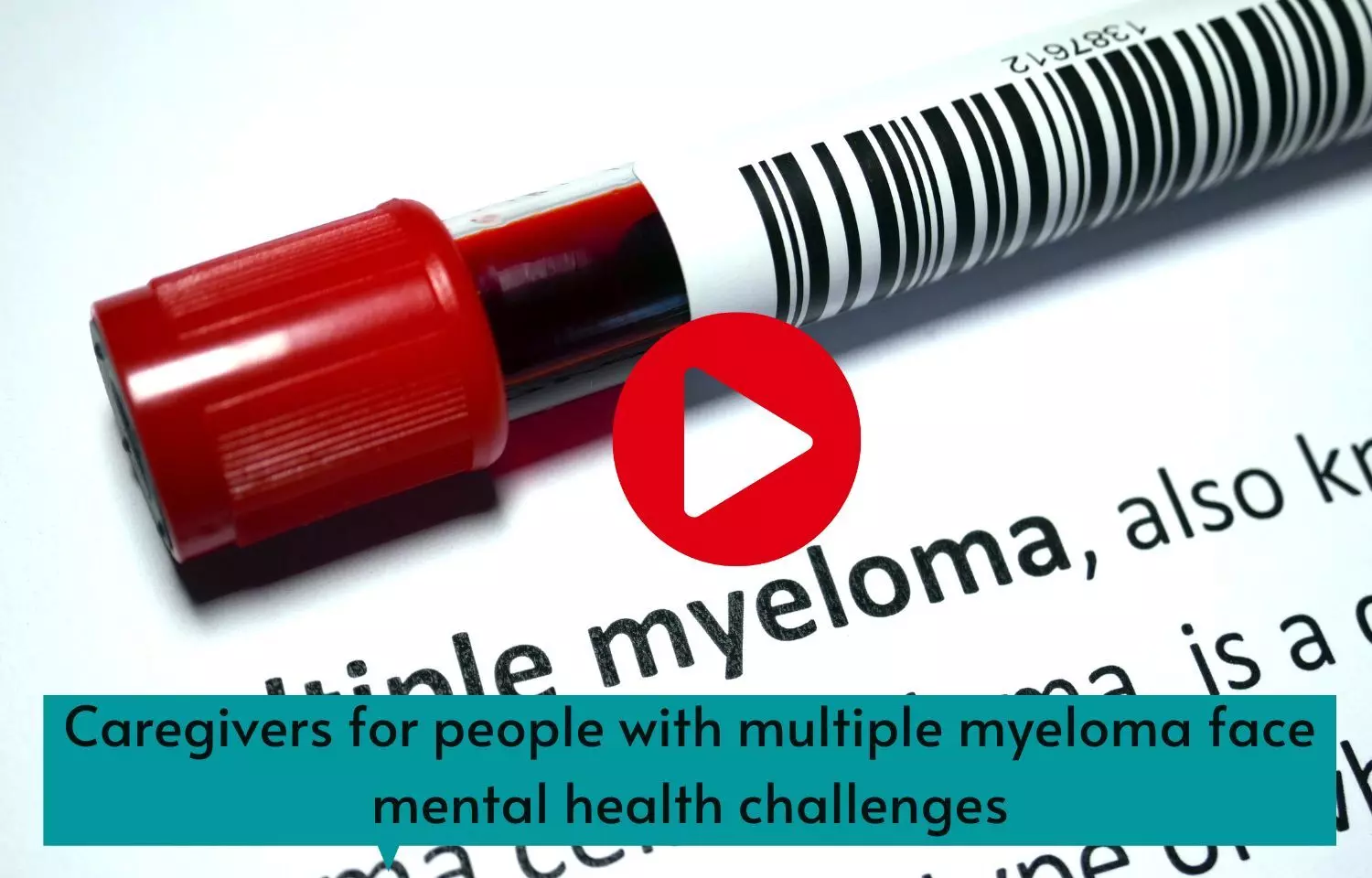 Caregivers for people with multiple myeloma face mental health challenges