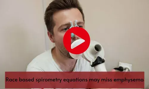 Race based spirometry equations may miss emphysema