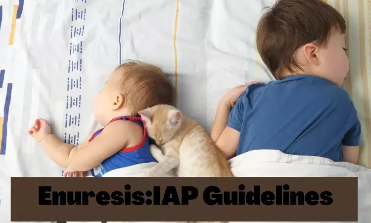 Enuresis- What to Know and How to Treat: IAP Guidelines