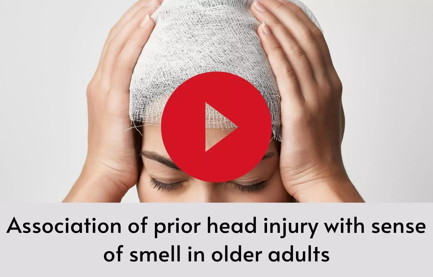 Association of prior head injury with sense of smell in older adults
