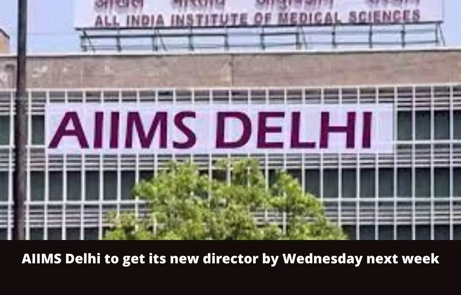 AIIMS Delhi to get its new director by Wednesday next week
