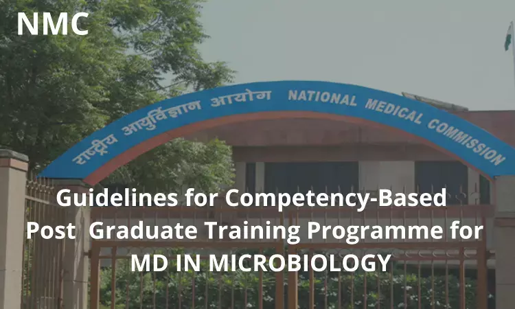 NMC Guidelines for Competency-Based Training Programme For MD Microbiology