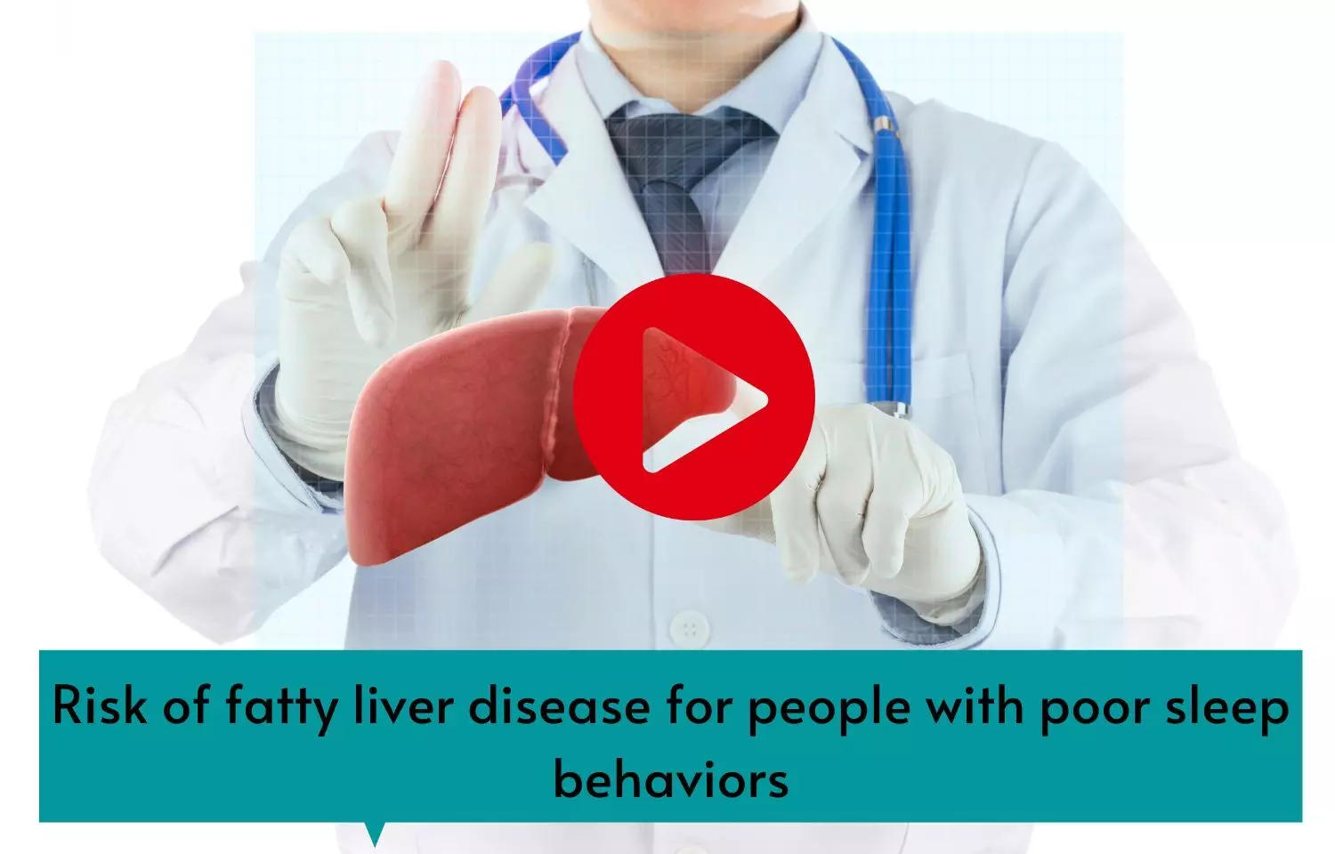 Risk of fatty liver disease for people with poor sleep behaviors