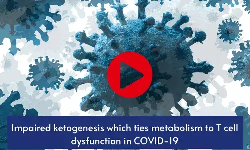 Impaired ketogenesis which ties metabolism to T cell dysfunction in COVID-19