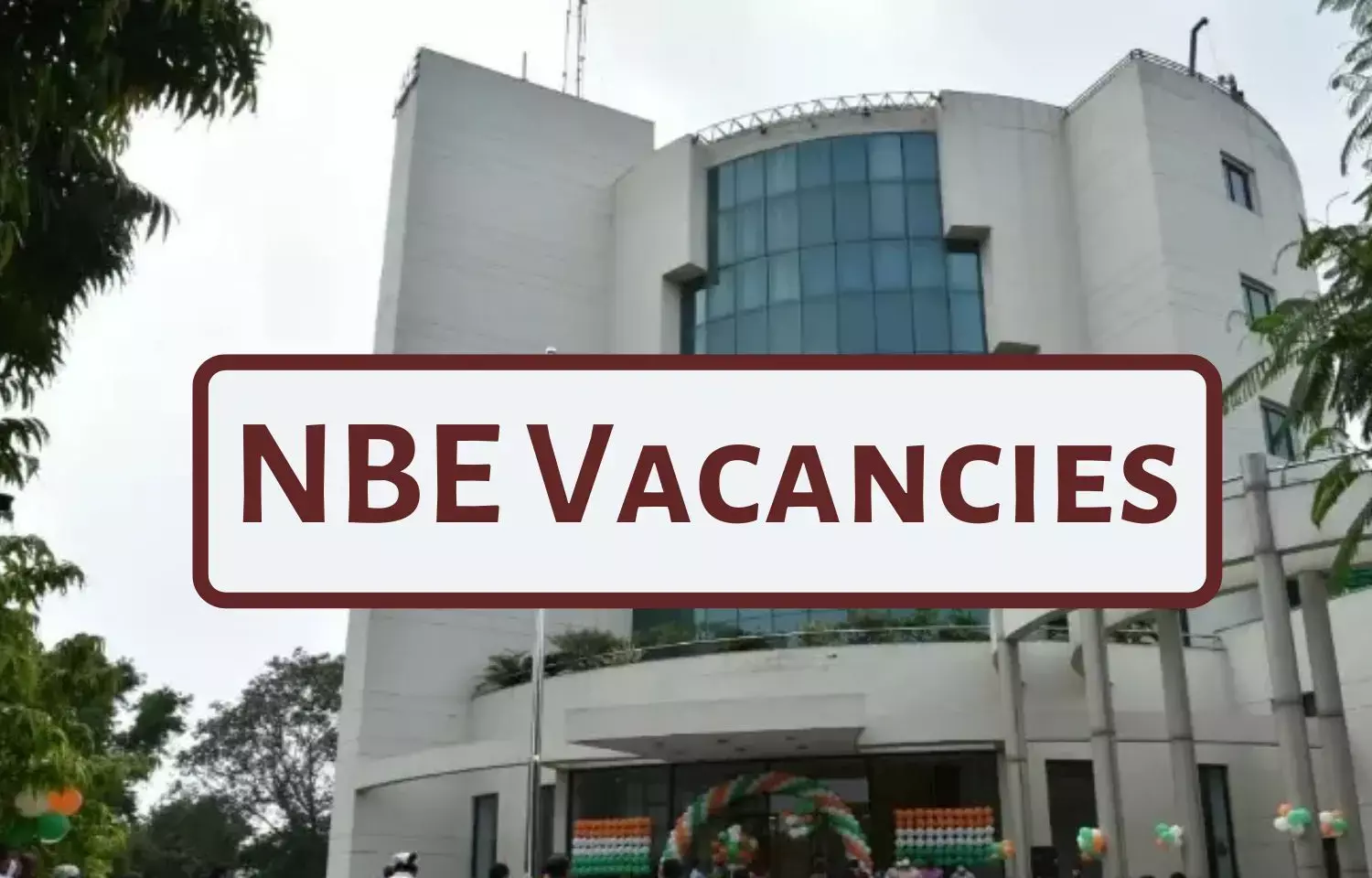NBE releases vacancies for Assistant Director Post