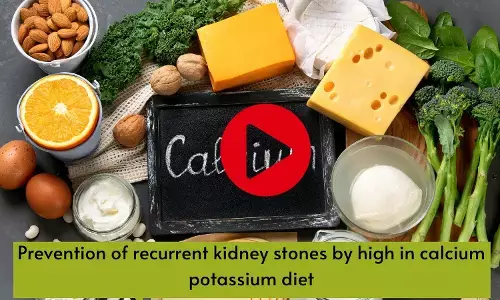 Prevention of recurrent kidney stones by high in calcium potassium diet