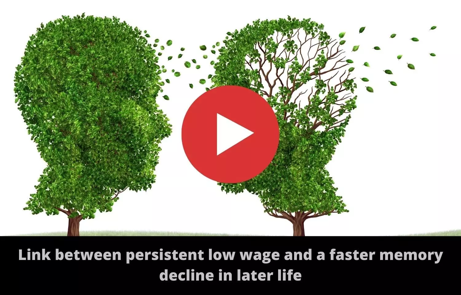 Link between persistent low wage and a faster memory decline in later life