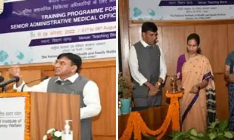 Union Health Minister addresses inaugural ceremony of training programme for CGHS senior administrative medical officers