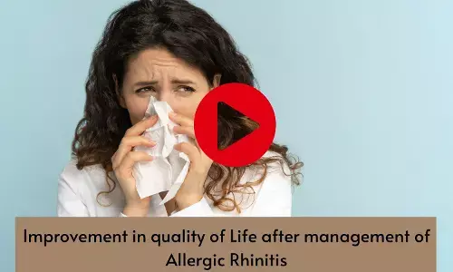 Improvement in quality of Life after management of Allergic Rhinitis