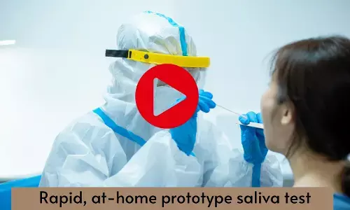 Rapid, at-home prototype saliva test