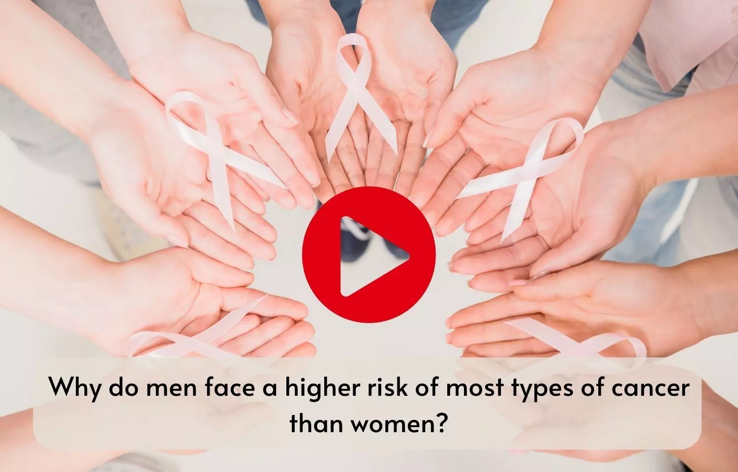 Why do men face a higher risk of most types of cancer than women?