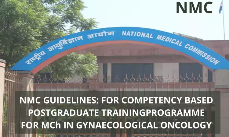 NMC Guidelines Competency-Based Training Programme For MCh Gynaecological Oncology