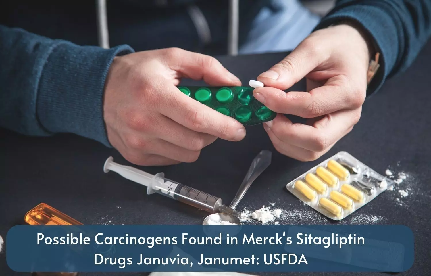 USFDA says possible carcinogens found in Mercks Sitagliptin drugs Januvia, Janumet