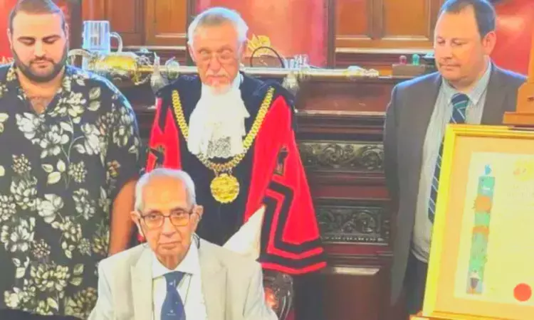 Indian-origin Surgeon Dr Shiv Pande conferred with Citizen of Honour by Liverpool City Council