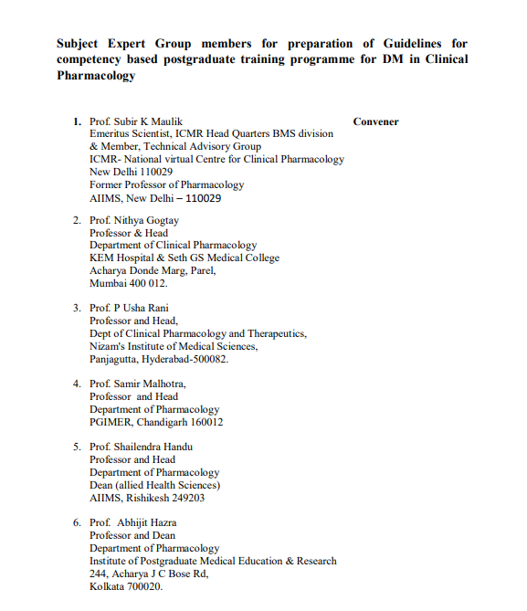 NMC Guidelines For Competency-Based Postdoctoral Training Program For ...