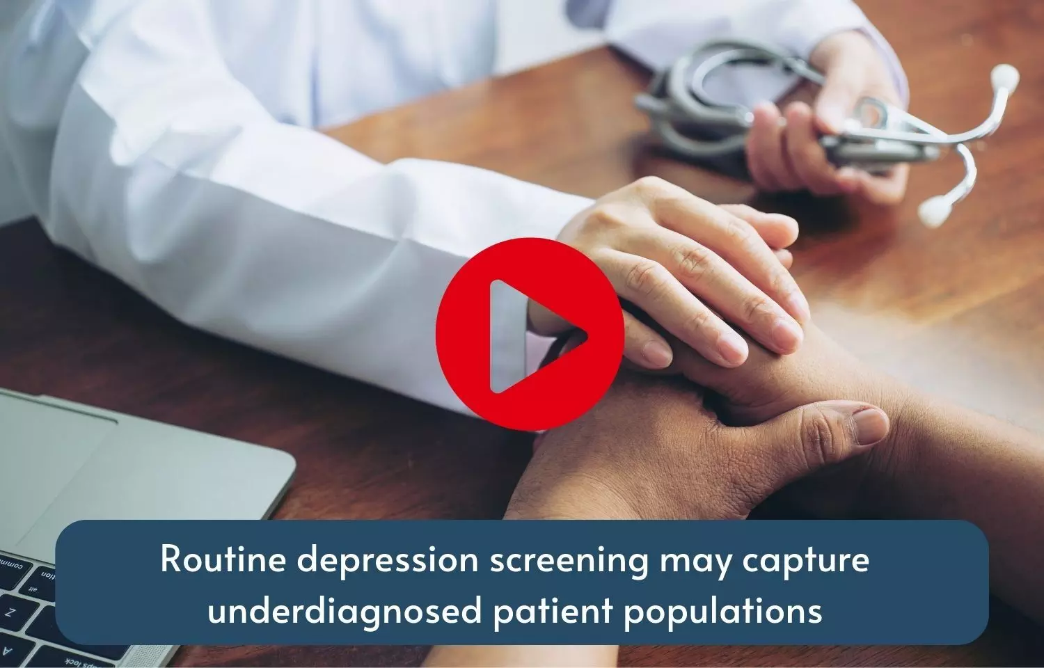 Routine depression screening which may capture underdiagnosed patient populations