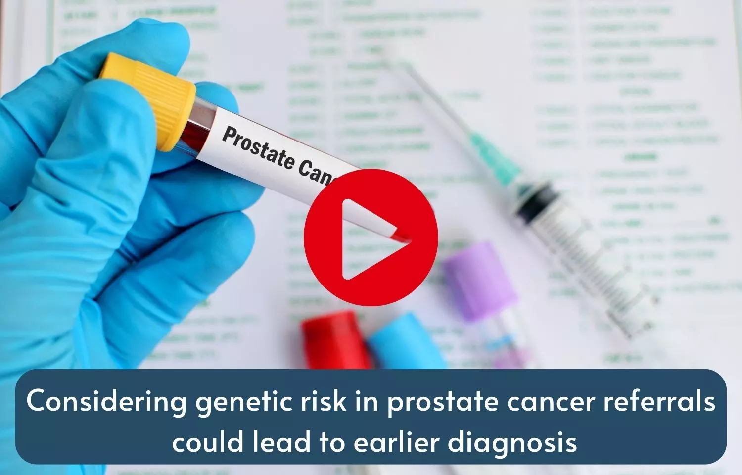 Considering genetic risk in prostate cancer referrals could lead to earlier diagnosis