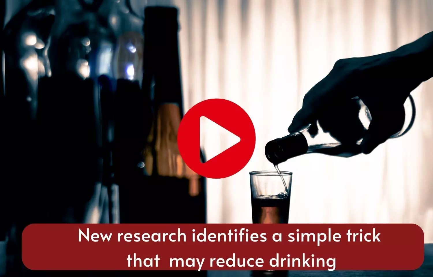 New research identifies a simple trick that may reduce drinking