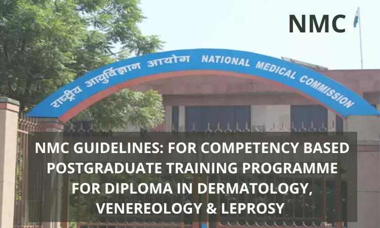 NMC Guidelines Competency Based Training Programme For PG Diploma Dermatology, Venereology and Leprosy