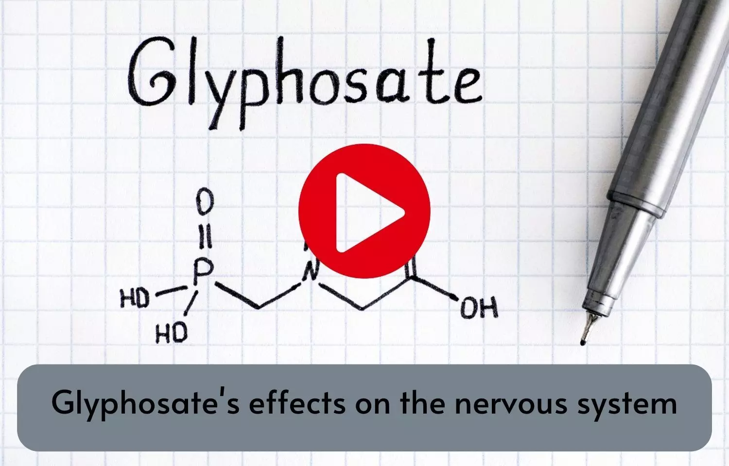 Glyphosates effects on the nervous system