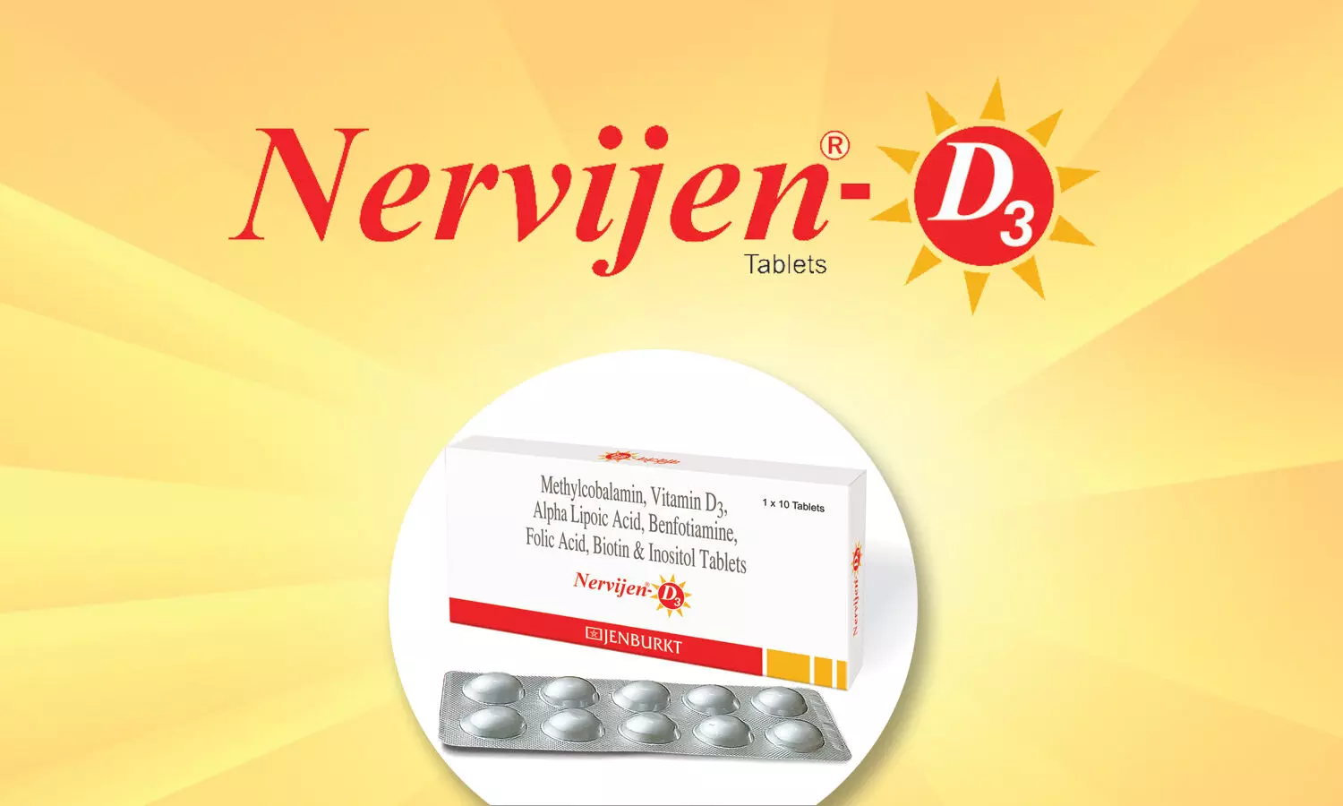 Jenburkt Pharma launches FDC- Nervijen D3