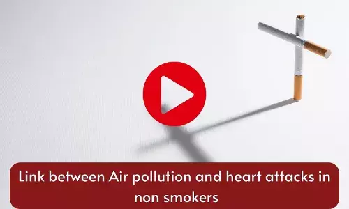 Link between Air pollution and heart attacks in non smokers