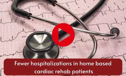 Fewer hospitalizations in home based cardiac rehab patients