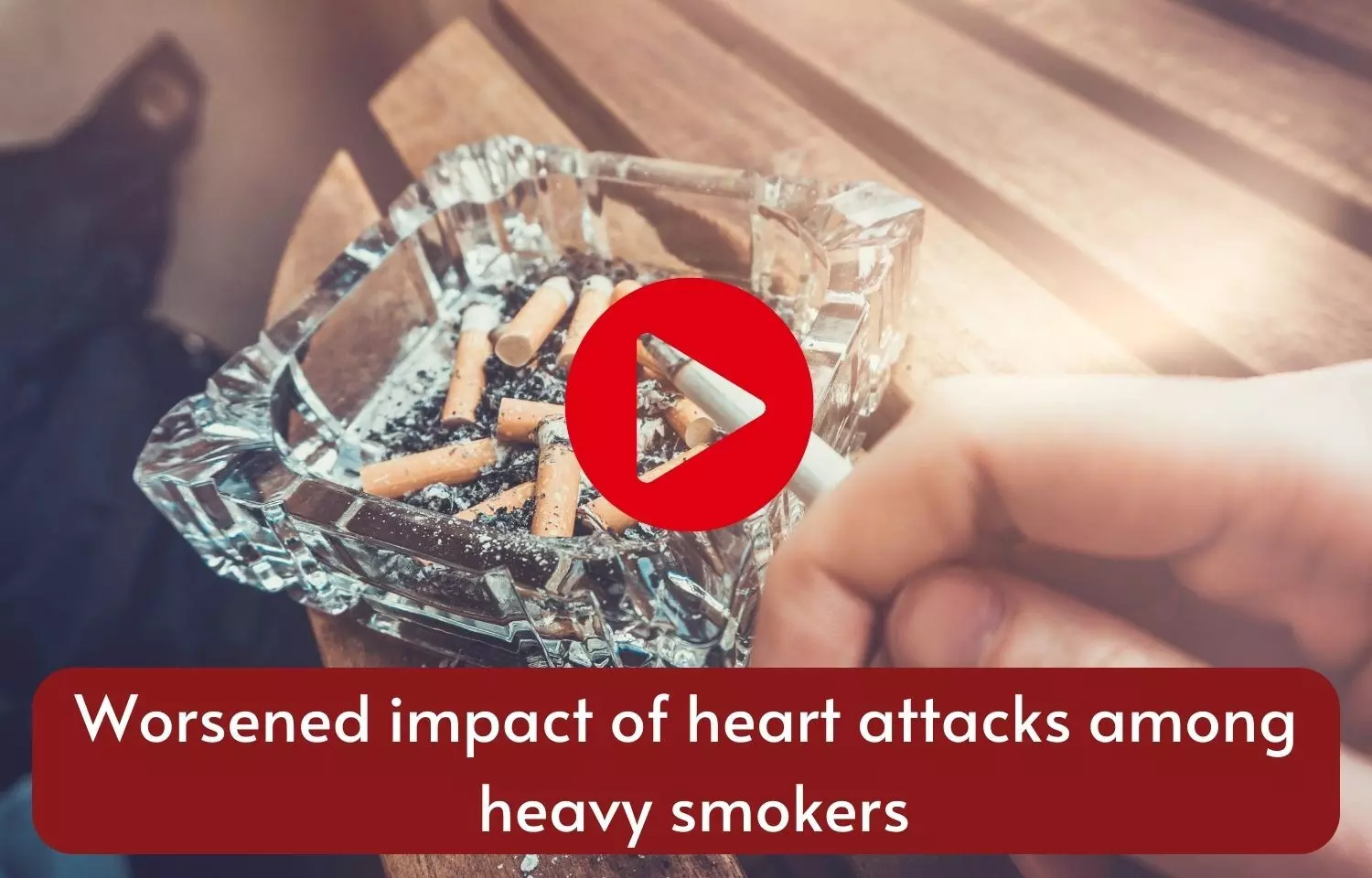Worsened impact of heart attacks among heavy smokers